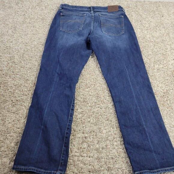 Lucky Brand Jeans Women's  8/29 Sweet Crop Dark Wash Blue Denim Stretch - Picture 7 of 9